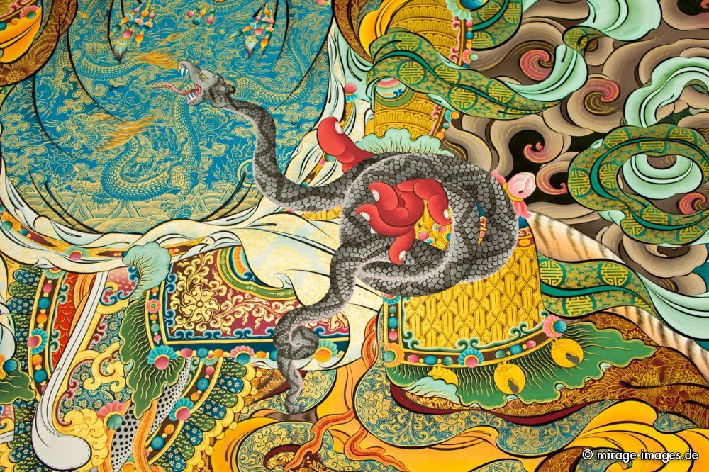 Sacred Mural Painting
Khinmey Nyingma Monastery Tawang
Schlüsselwörter: Buddhismus Kloster tibetisch Schönheit heilig Zufluchtsort Meditation erhaben majestätisch nobel edel buddhistisch Schrein friedlich sehenswert Tempel isoliert farbig farbenfroh Leere Verehrung Würde Erhabenheit göttlich Wandmalerei elaboriert Mandala