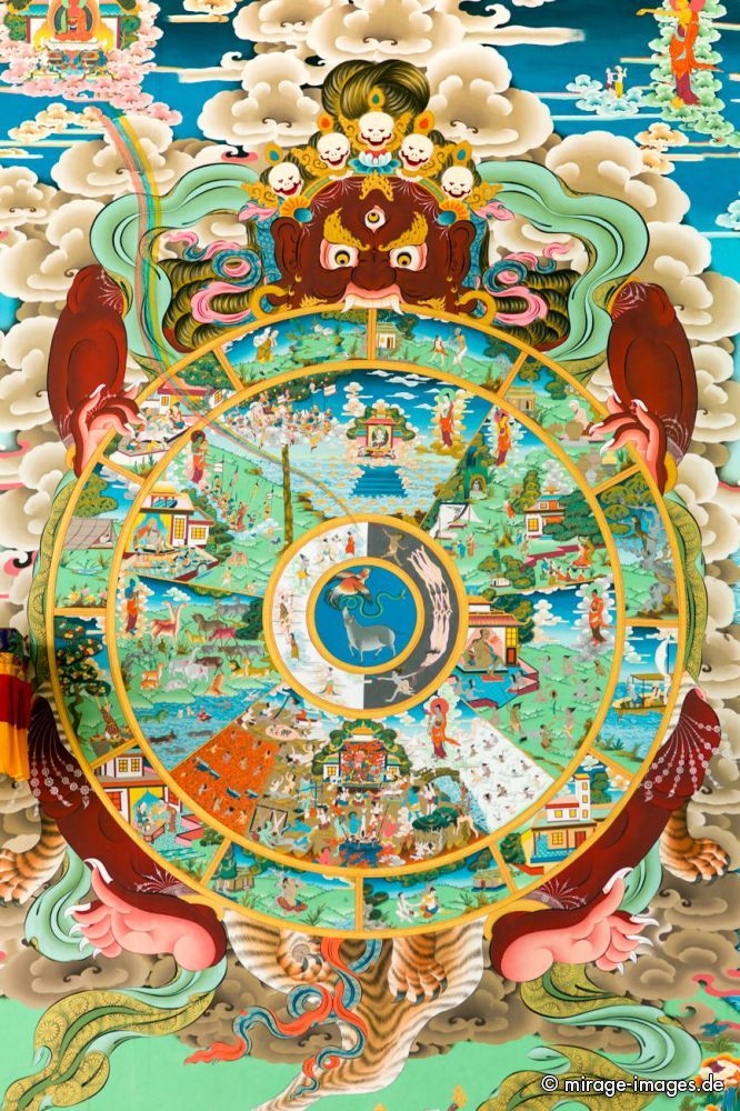 Sacred Mural Mandala
Khinmey Nyingma Monastery Tawang
Schlüsselwörter: Buddhismus Kloster tibetisch SchÃ¶nheit heilig Zufluchtsort Meditation erhaben majestÃ¤tisch nobel edel buddhistisch Schrein friedlich sehenswert Tempel isoliert farbig farbenfroh Leere Verehrung WÃ¼rde Erhabenheit gÃ¶ttlich Wandmalerei elaboriert Mandala