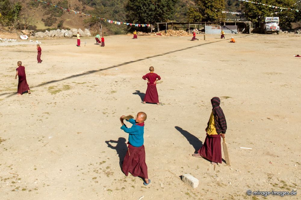 Young Monks playing Cricket
Khinmey Nyingma Monastery Tawang
