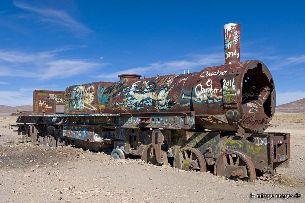 Cementerio de los Trenes  - cemetery of the Trains
Uyuni
