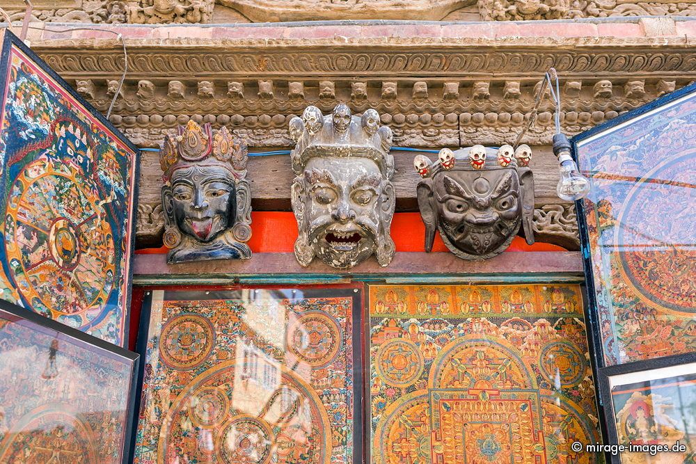 Thangka Shop & Demons
Durbar Square
