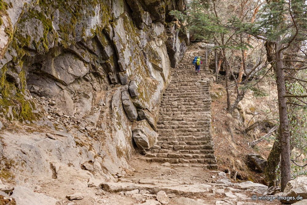 Stairs on the way to Dole
Khumjung - Gokyo Ri Trekking Trail
