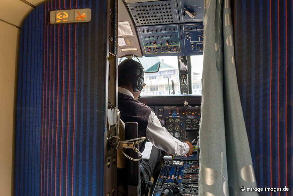 Pilot starting from Lukla to Kathmandu
Luka Airport
