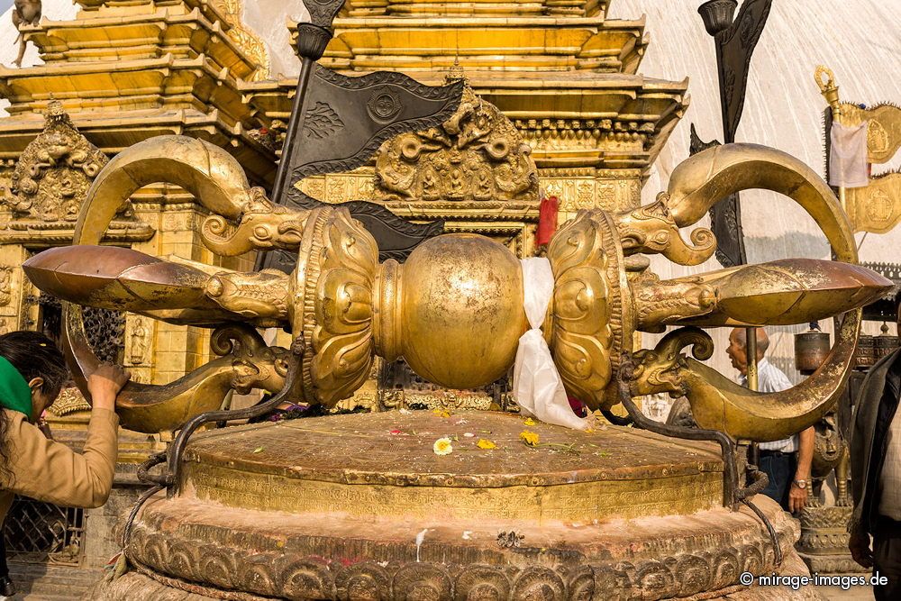 Vajra
Swayambhu Stupa - Monkey Temple
