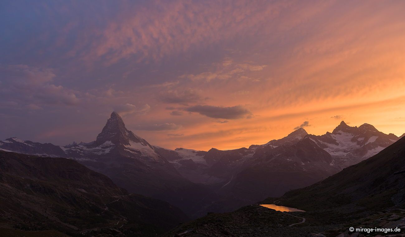 Matterhorn - Mont Cervin 
Fluhalp Zermatt
